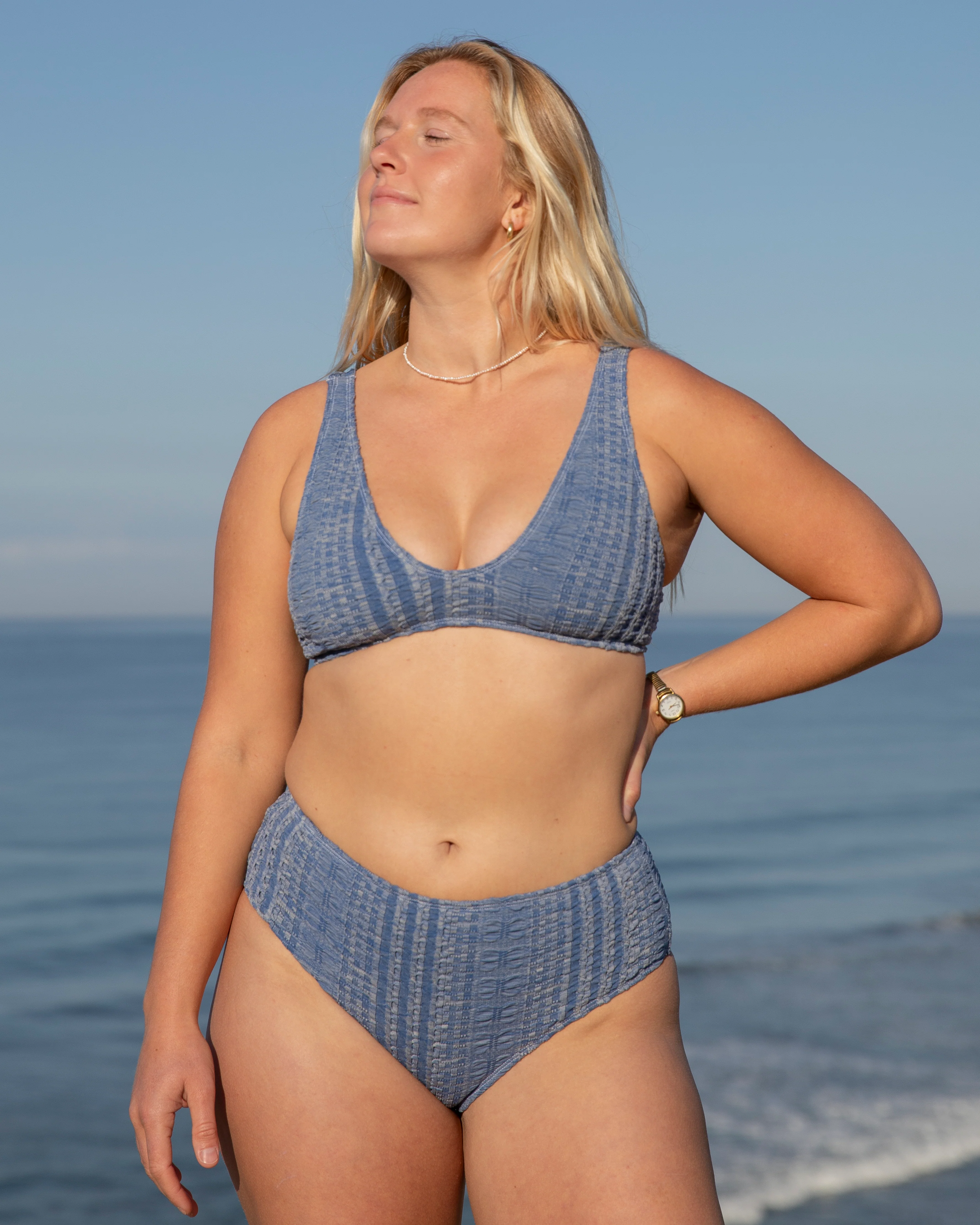 Brasilia High Waist Bikini Bottom - Petra - Image 4