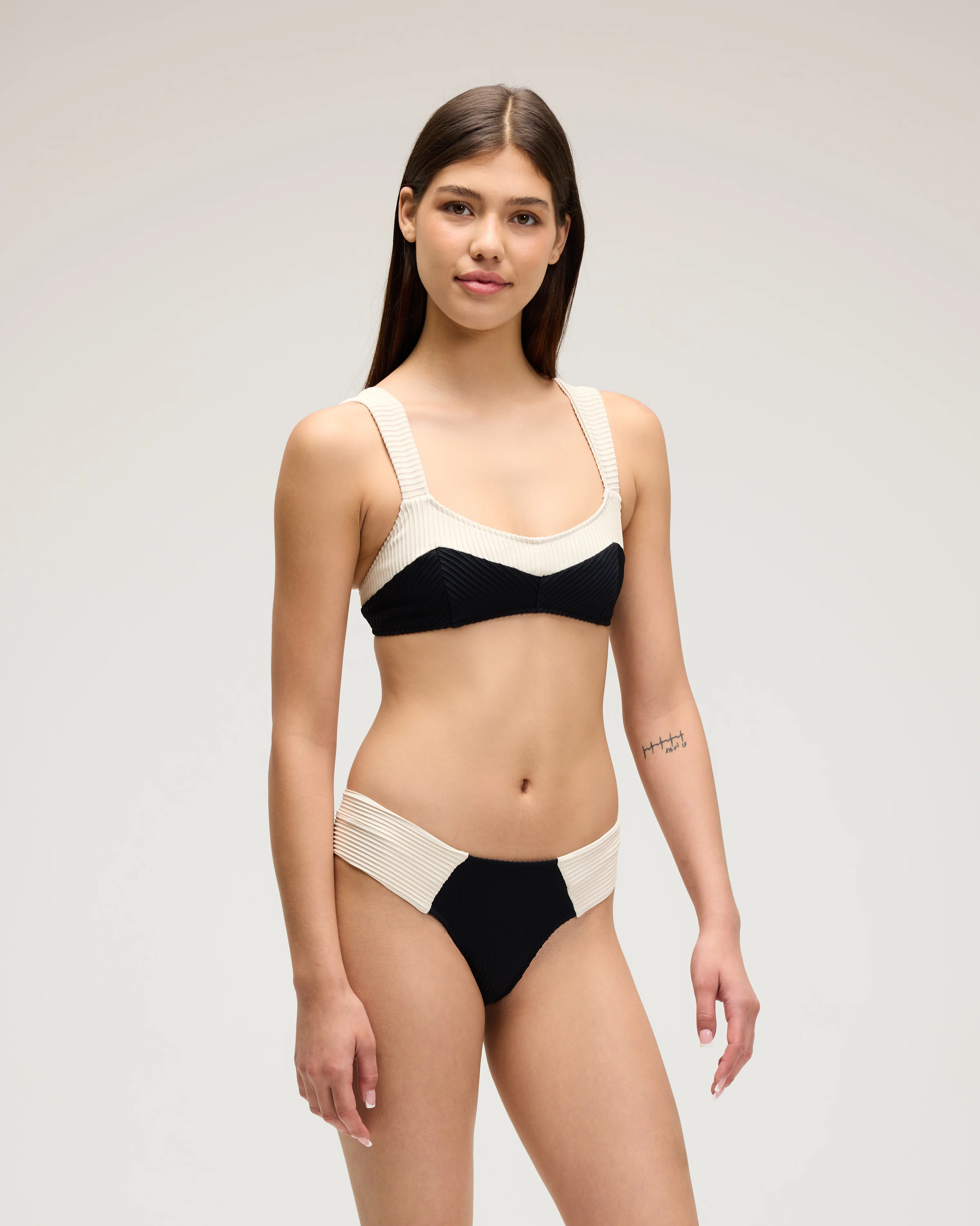 Fer Bikini Bottom - Black/Ivory - Image 5