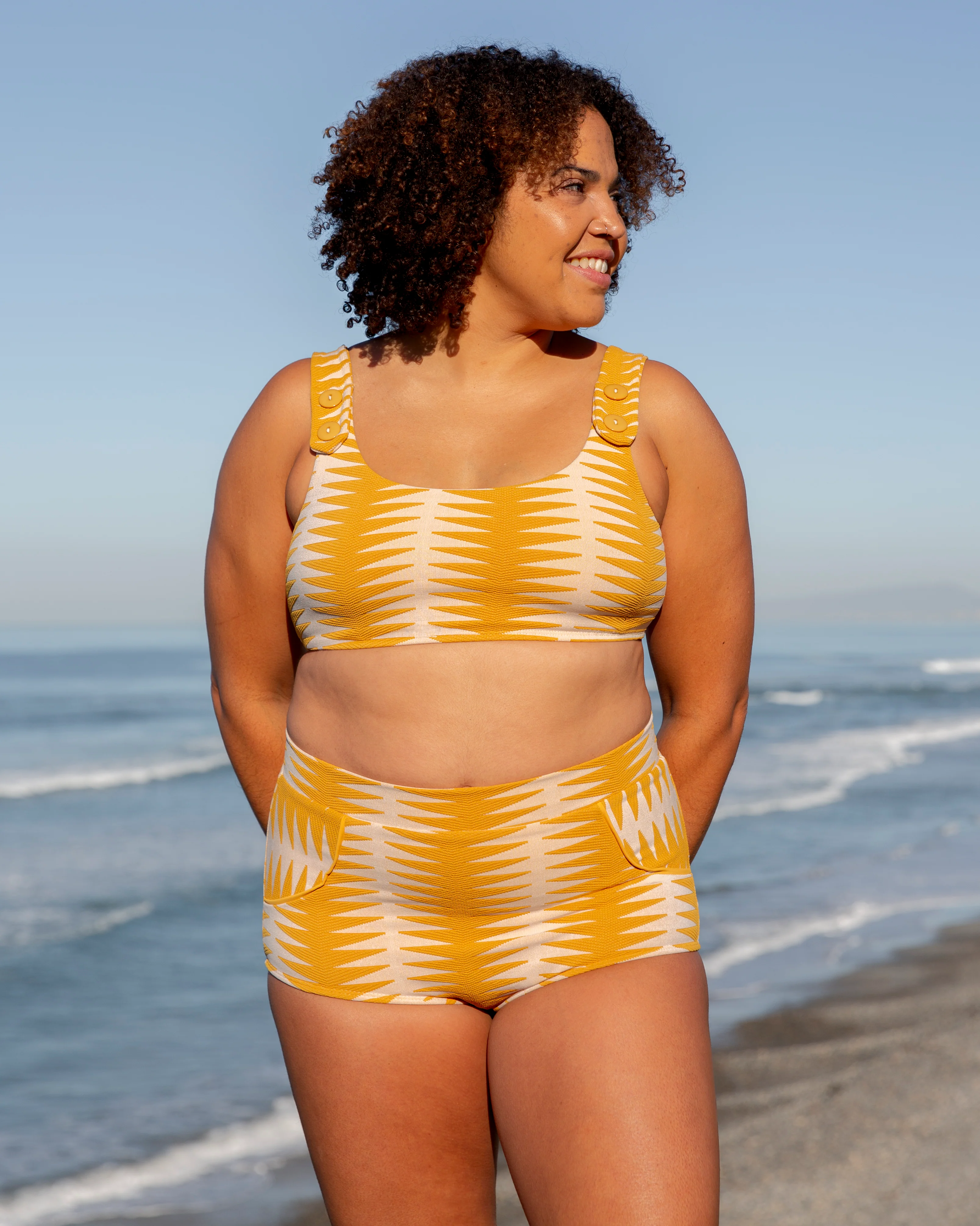 Georgia Bikini Top - Areia Gold - Image 6
