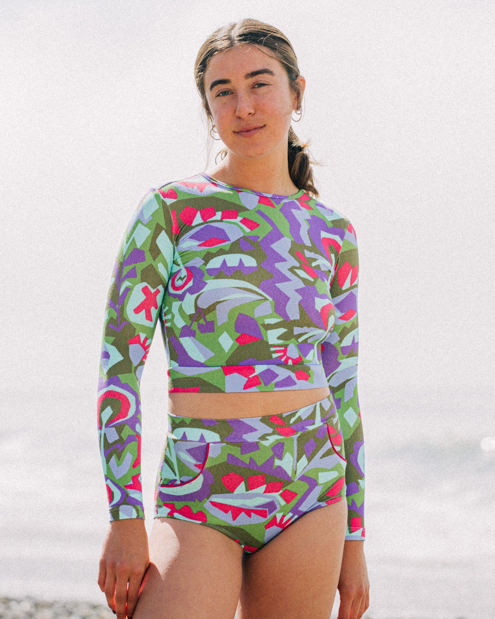 Palomar Crop Top Rashguard - Anis - Image 7